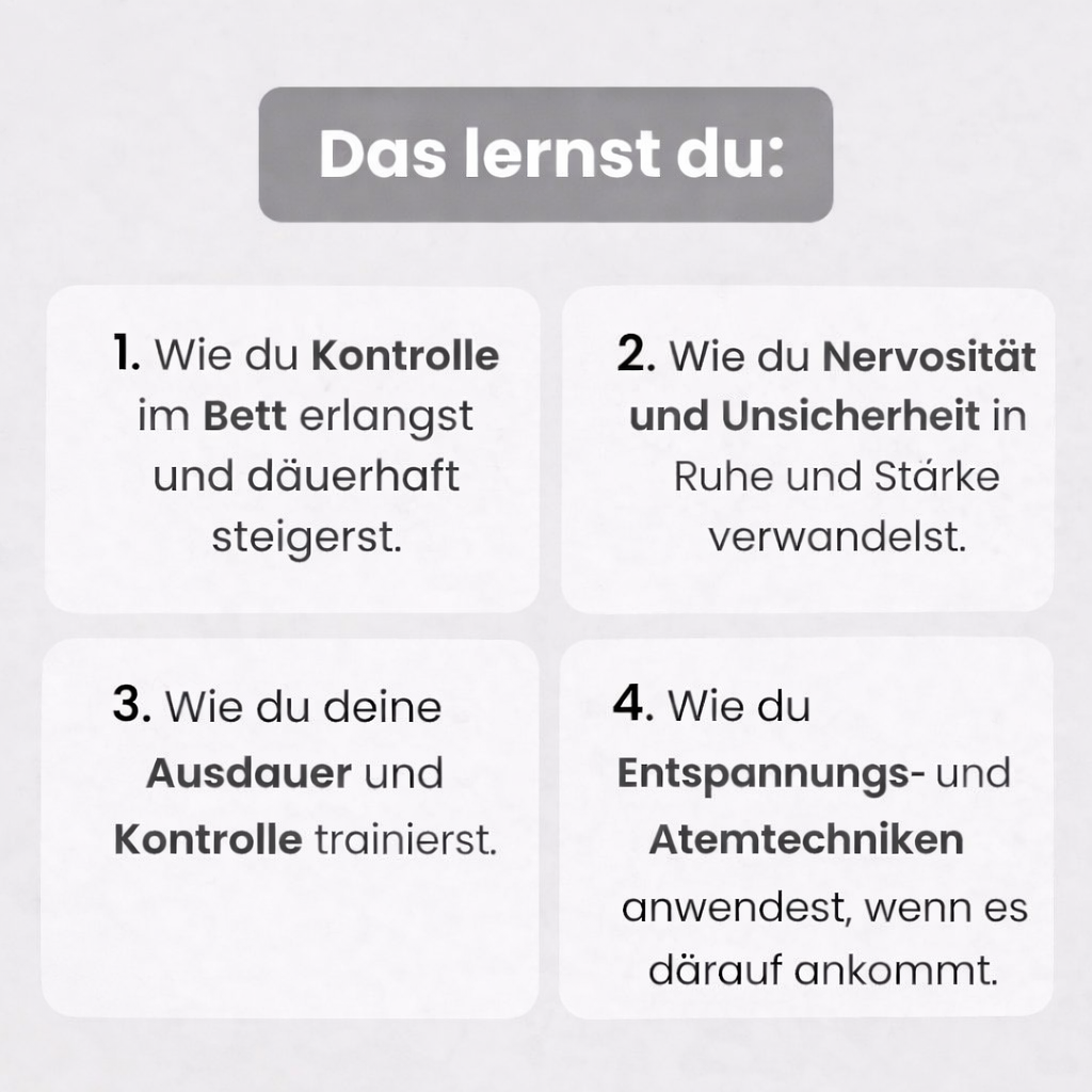 Länger Durchhalten im Bett: Dein Ratgeber für besseren Sex